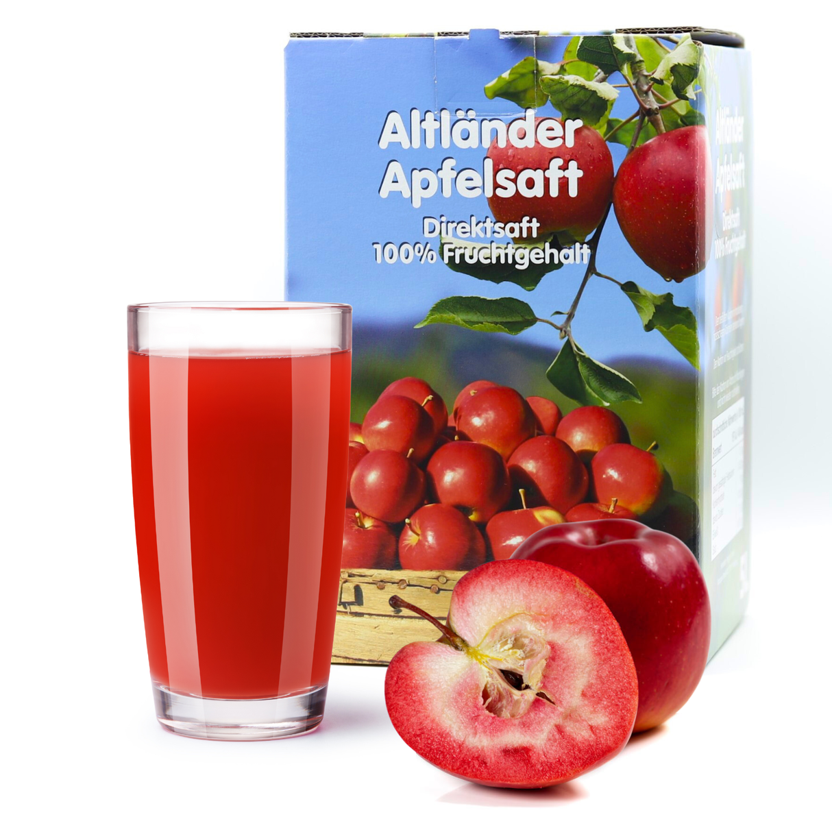 Altländer roter Apfelsaft