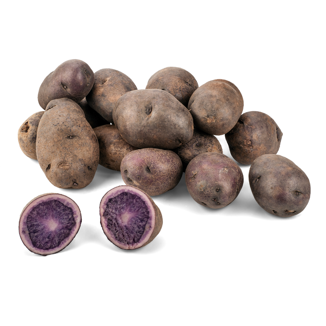 Blaue Kartoffeln